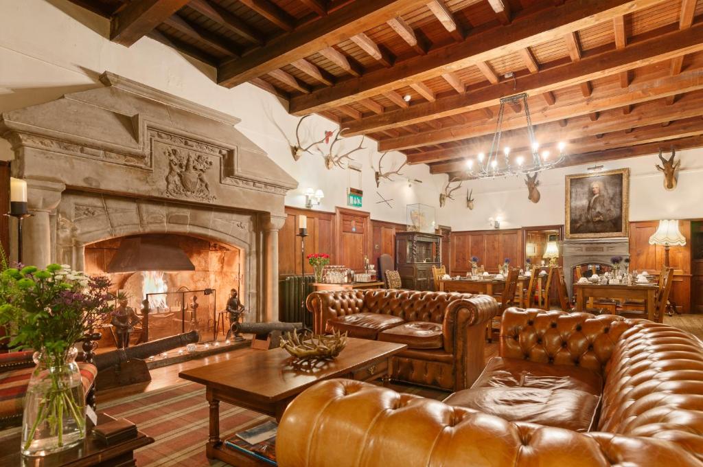 Barcaldine Castle utanför Oban i Skottland