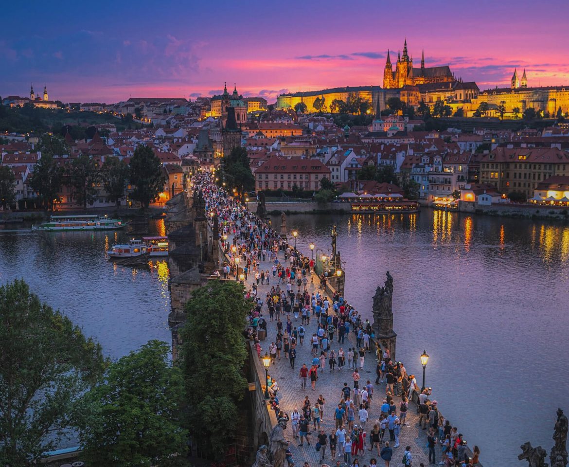 Karlsbron i Prag